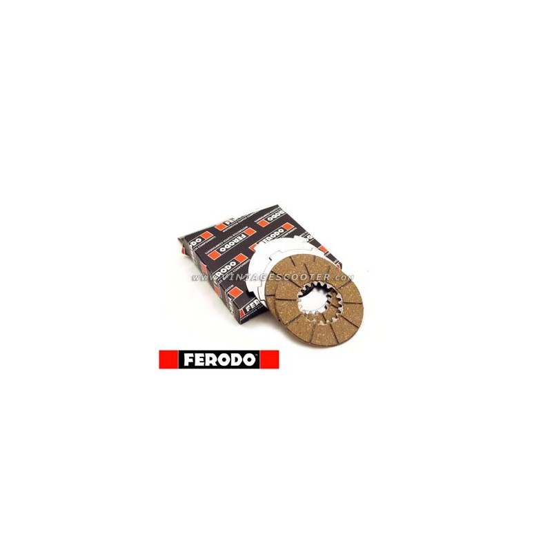 Kit 2 disques lisses+ 2 disques garnis ACMA 125 1950-53 Kit 2 disques lisses+ 2 disques garnis ACMA 125 1950-53